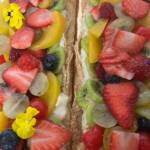 Bandas Hojaldre con fruta