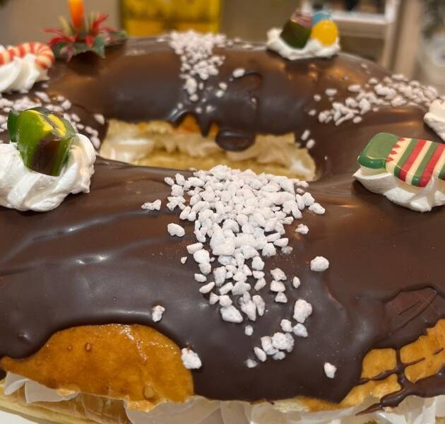 Roscón Nata Cubierto Chocolate