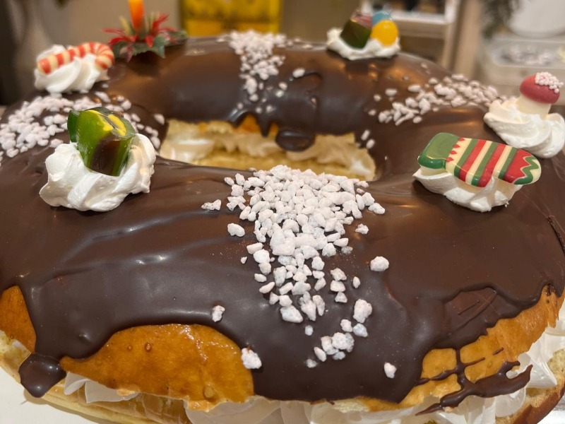 Roscón Nata Cubierto Chocolate
