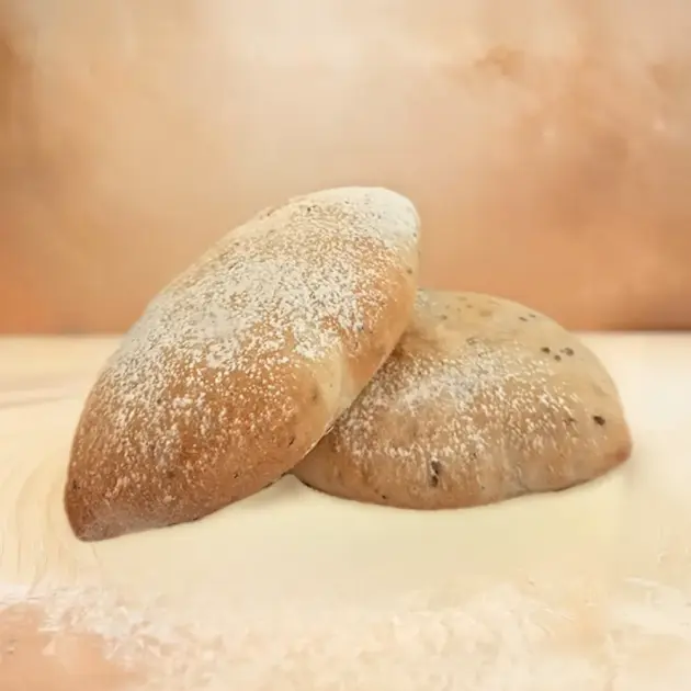 Mollete sin gluten con semillas